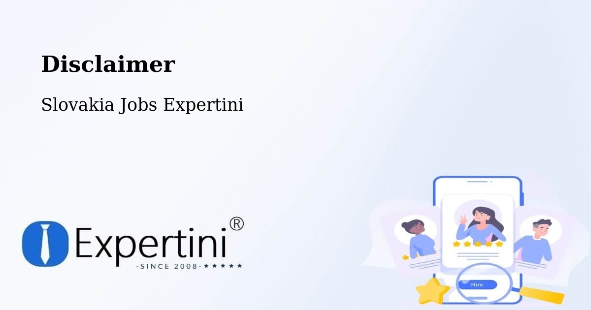 Disclaimer – Vinné - Slovakia Jobs Expertini
